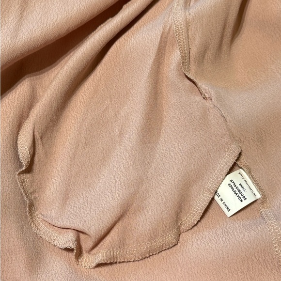 Code x Mode Size Small Open Front Loose Fitting Light Pink Long Blazer w/pockets - Picture 8 of 12